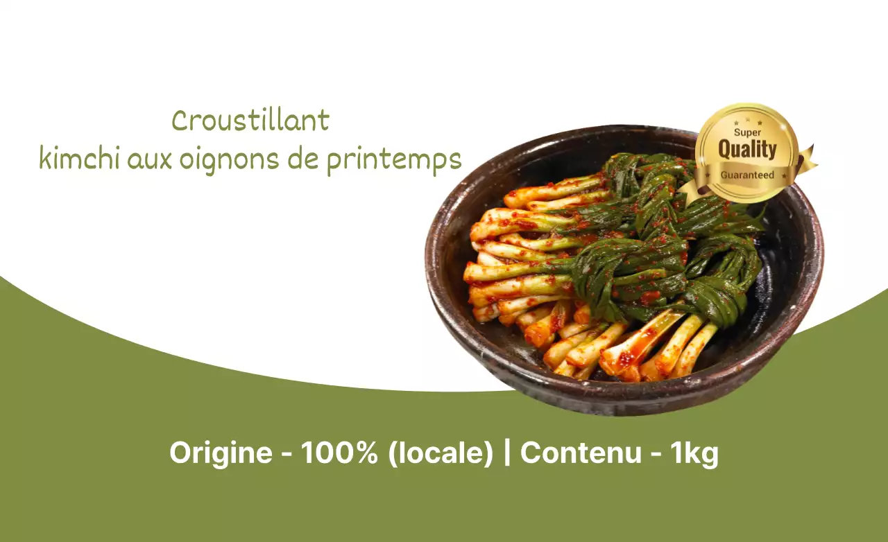 Kimchi aux oignons verts