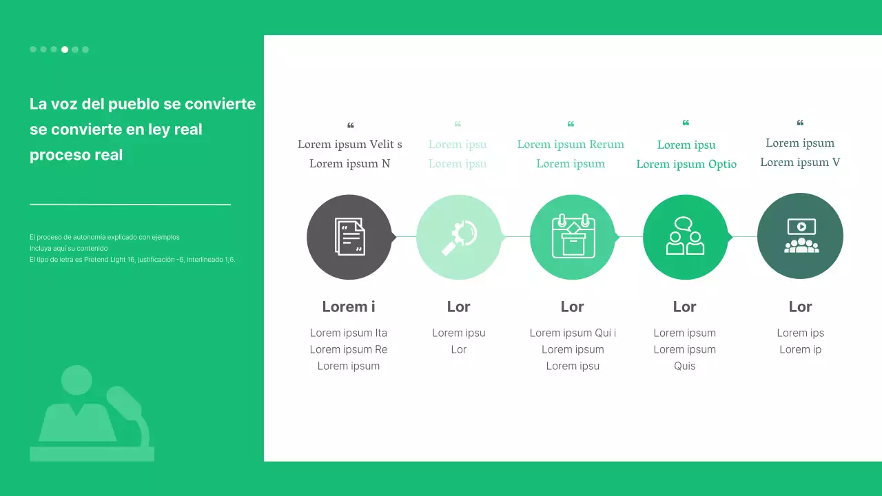 Promover actos municipales sencillos y ecológicos