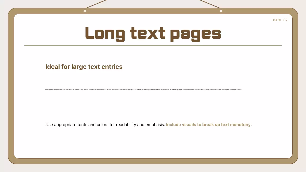 Guide to Beige Simple Presentation