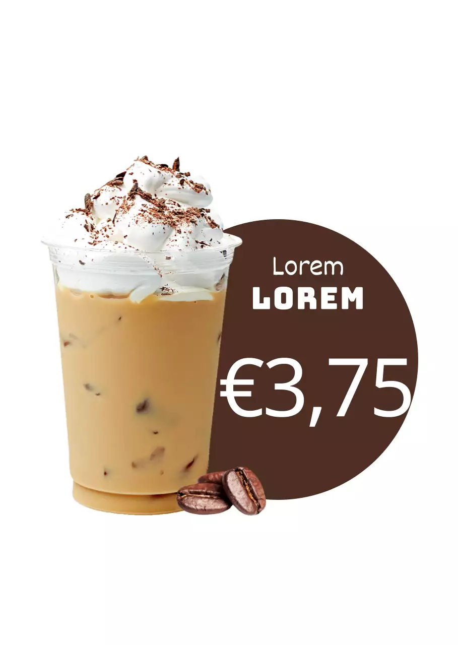 Het menuconcept van Brown's Café van de Dag