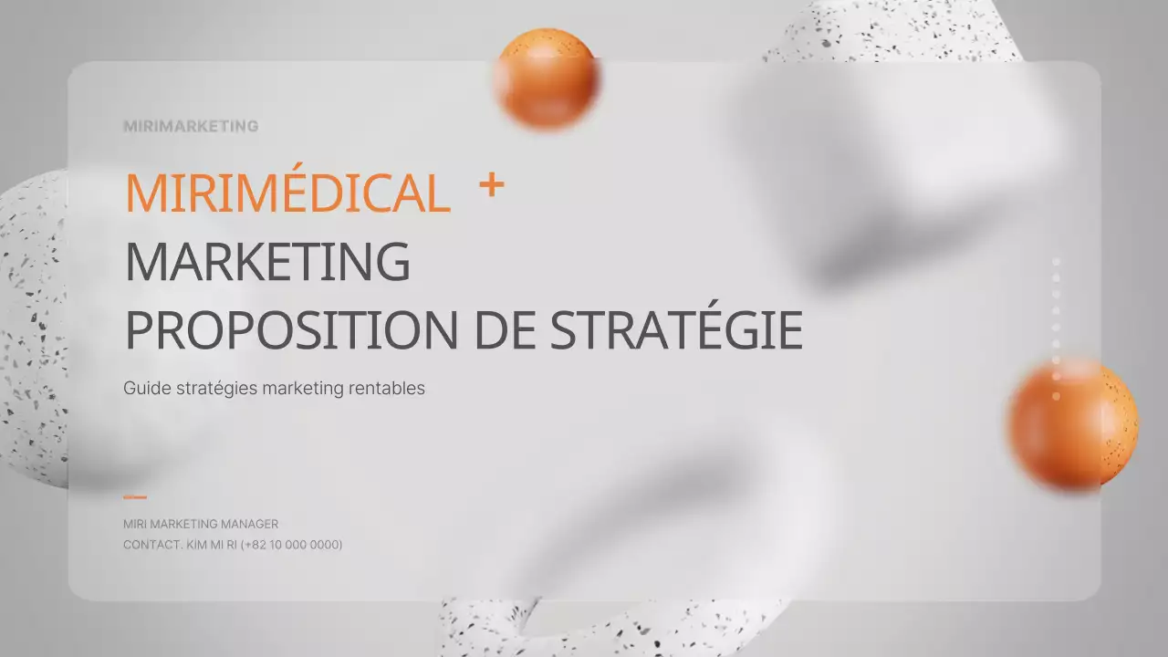 Verremorphisme stéréoscopique en 3D du marketing d'un centre médical en gris et orange