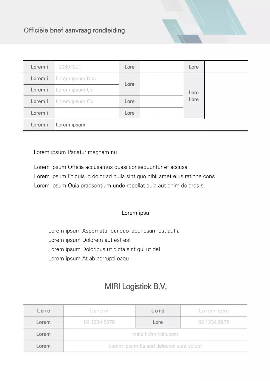 TourRequest a visitRequest an official letterBedrijfsbriefRequest a co-operative tour