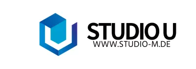 Weißes einfaches Geschäftslogo