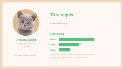 Infographie sur les barres horizontales vertes et brunes