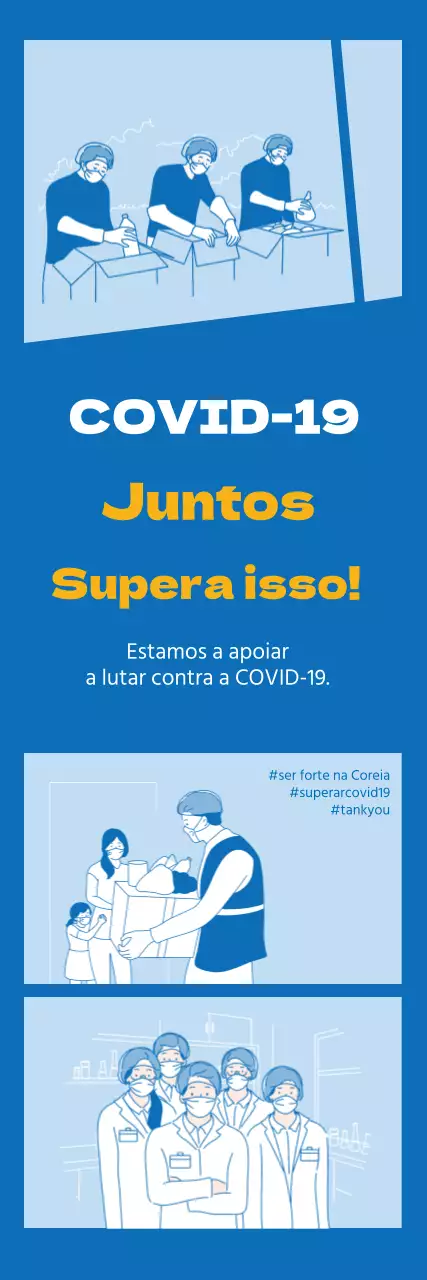 Ilustração azul vacina limpa para a claque corona