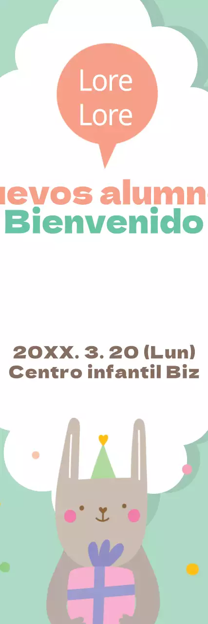 Bienvenida a los nuevos estudiantes