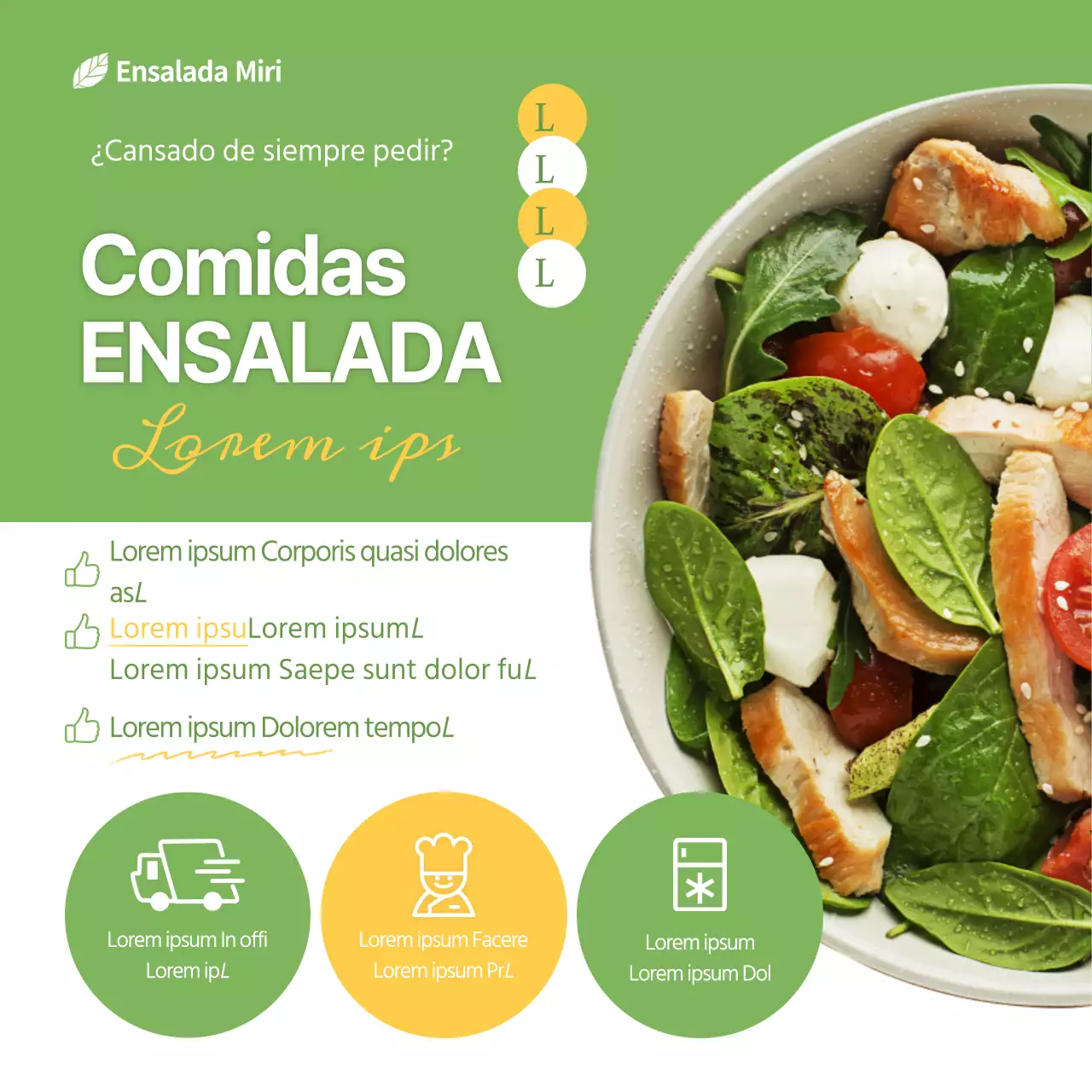 Suscríbase a un servicio de suscripción de ensaladas verdes