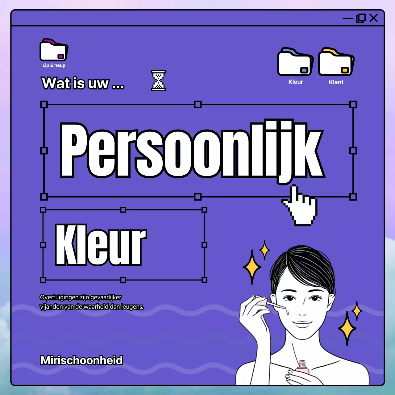 Paars introduceren als trendy persoonlijke kleur