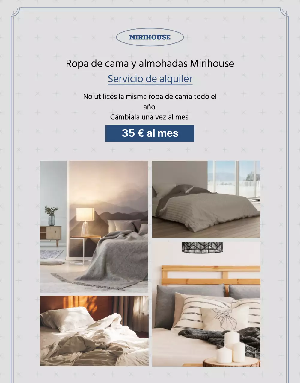 Página detallada de la ropa de cama morada y gris