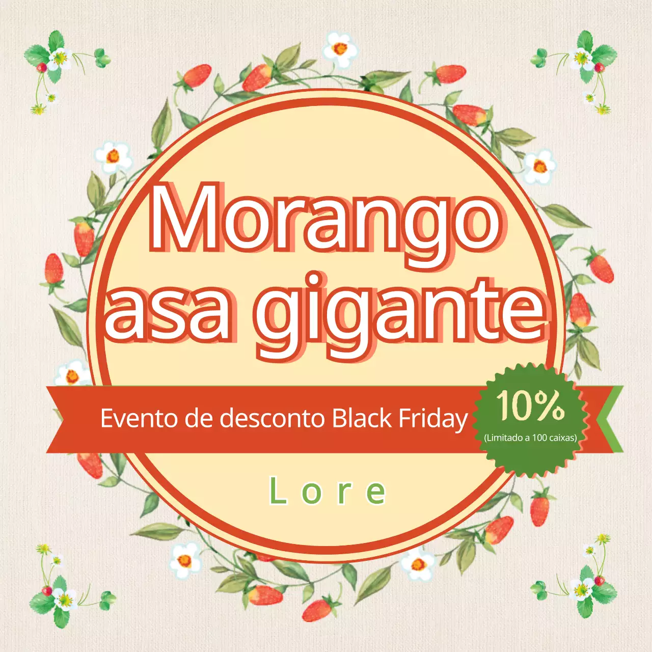 Morangos vermelhos e verdes quentes à venda