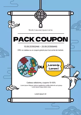 Paquets de coupons pour les fêtes de fin d'année