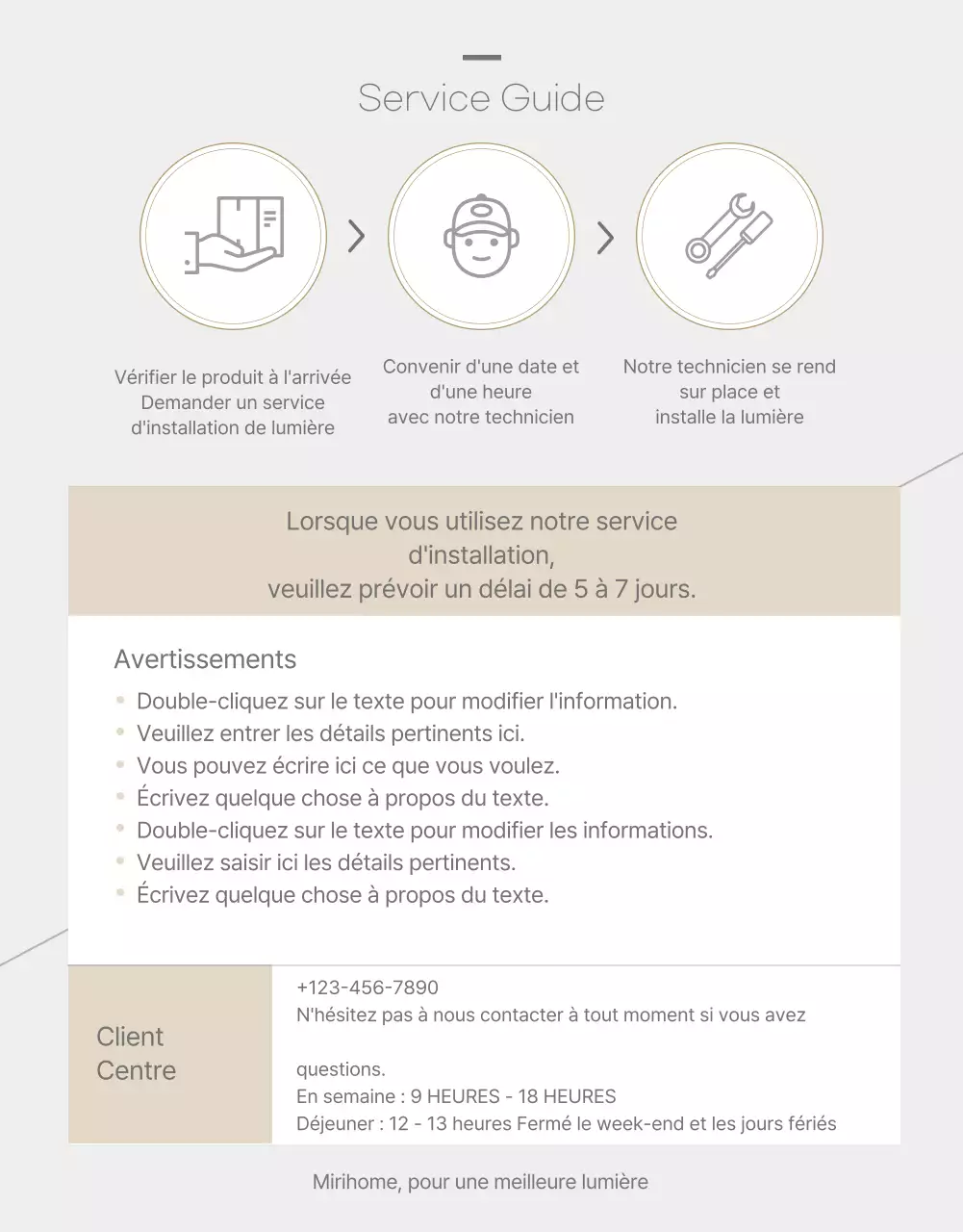 Ampoule d'intérieur grise simple page de détail