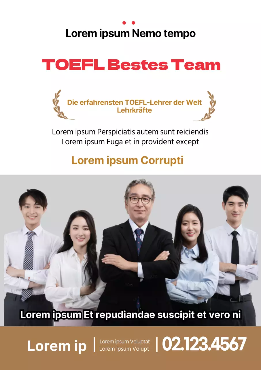 rot beige Foto Schriftzug Schwerpunkt Schule toefl tutor Förderung