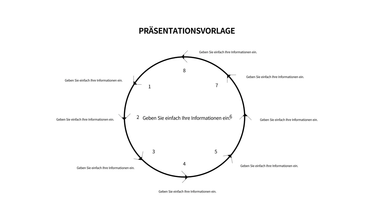 Einfache schwarze Formen