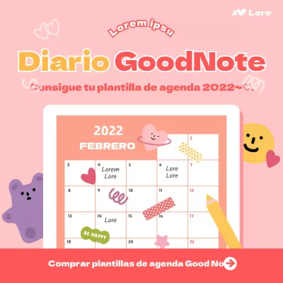 Goodreads en rosa en las redes sociales