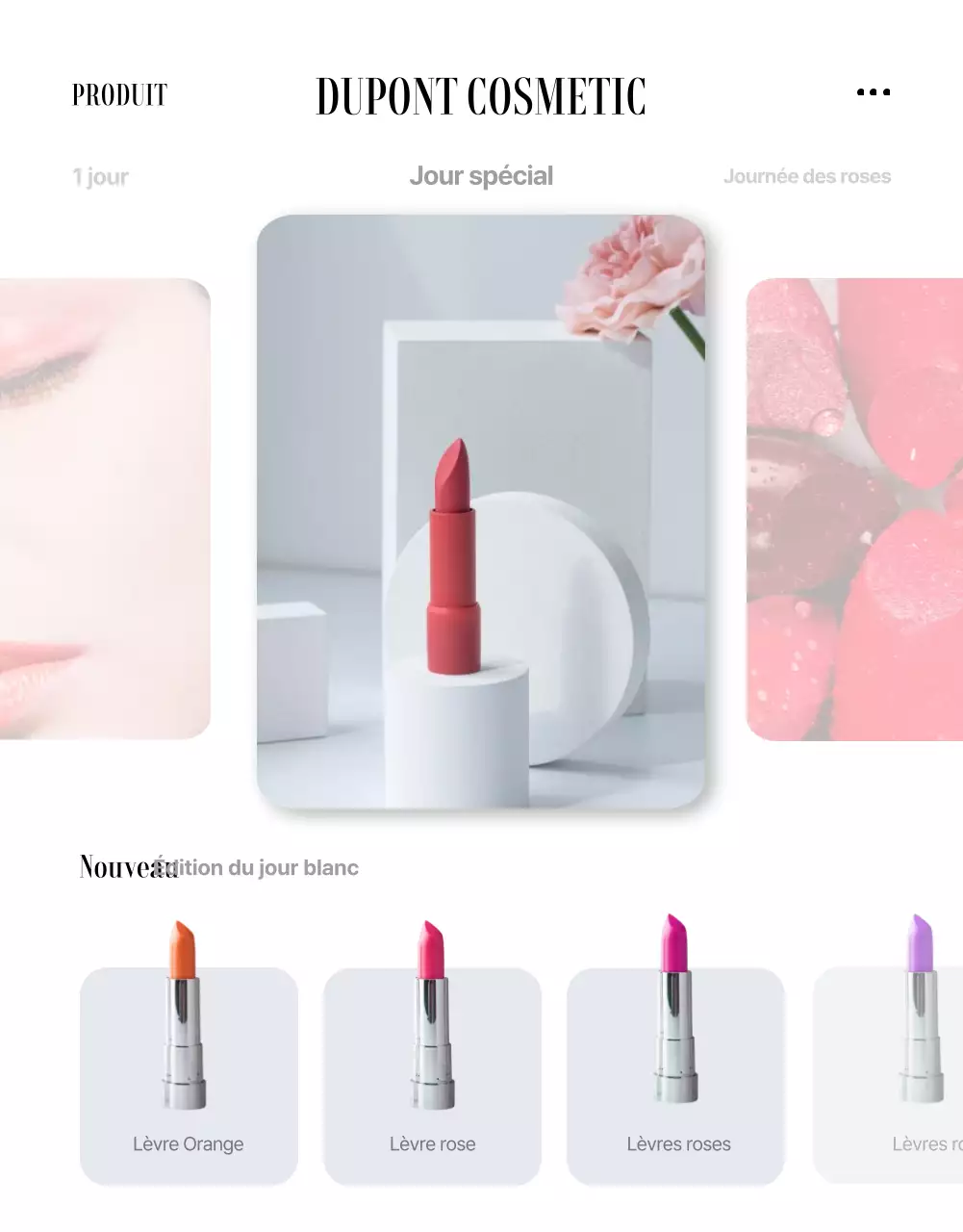 Faites la promotion de votre événement de la Journée blanche avec les tendances beauté rose et violet