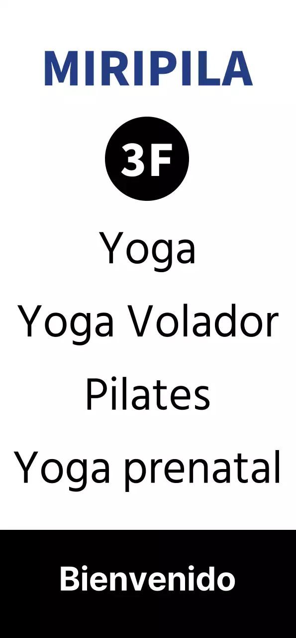 Banner negro de yoga moderno y limpio con instructor de ejercicios de pilates