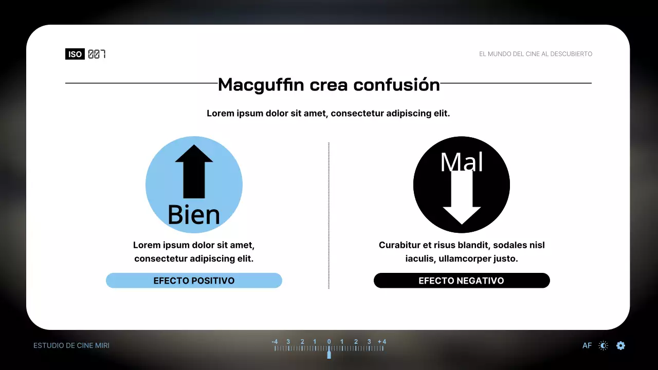 Introducción a los términos cinematográficos mediante el tema del visor