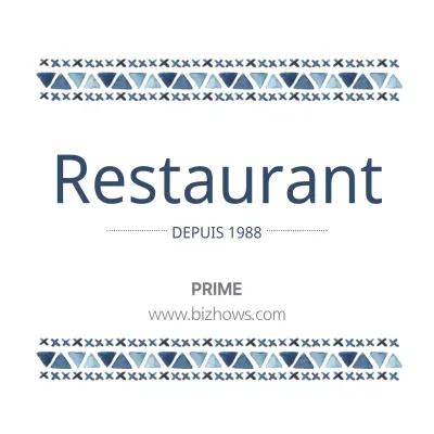 Autocollants de restaurant