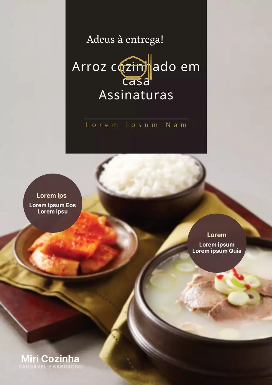 Promover o seu menu de massas italianas de qualidade