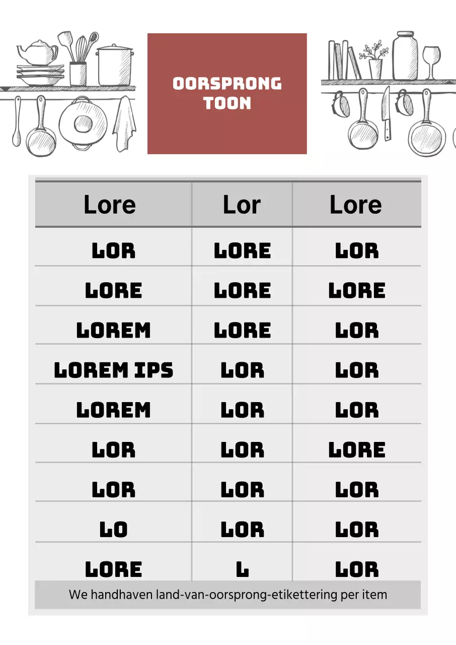 Rode illustratie schoon restaurant oorsprong
