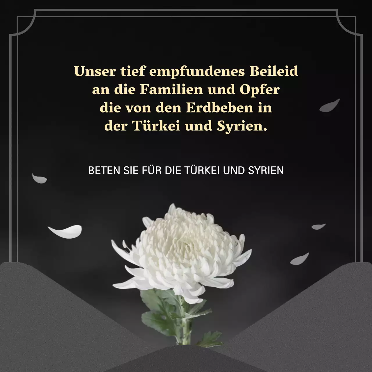 Die Ursprünge der Restauration der Türkischen Republik Syrien auf schwarzem Hintergrund