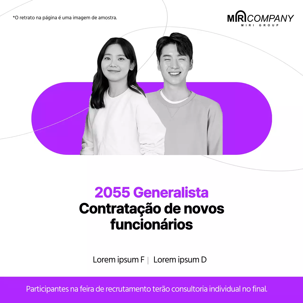 Um guia simples, púrpura e cinzento para a contratação de novos funcionários
