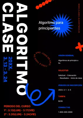 Contratación de ponentes algorítmicos de temática azul y naranja