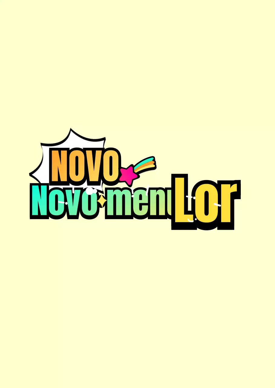Frases ilustradas giras num gradiente de menta e amarelo