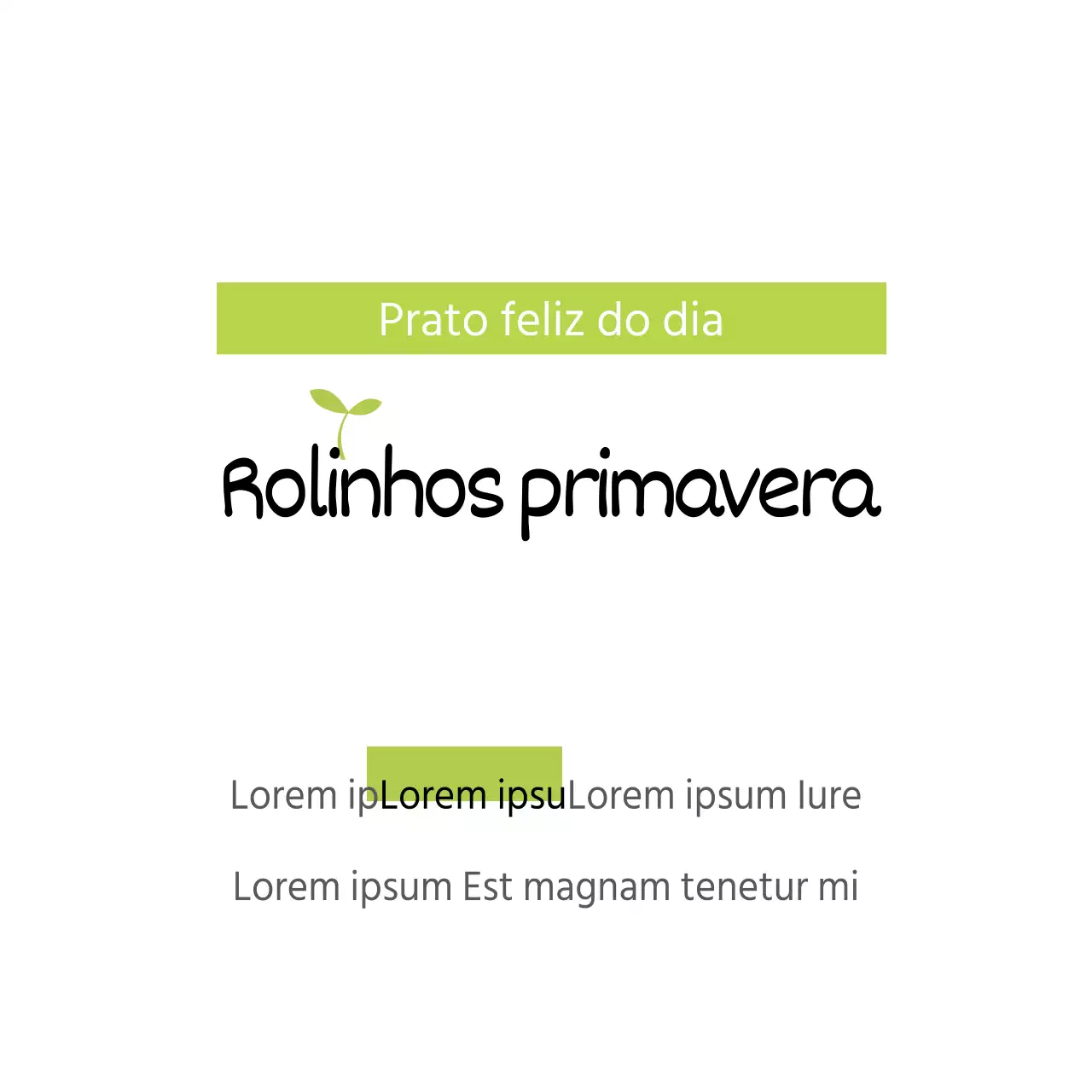 Rolinhos primavera