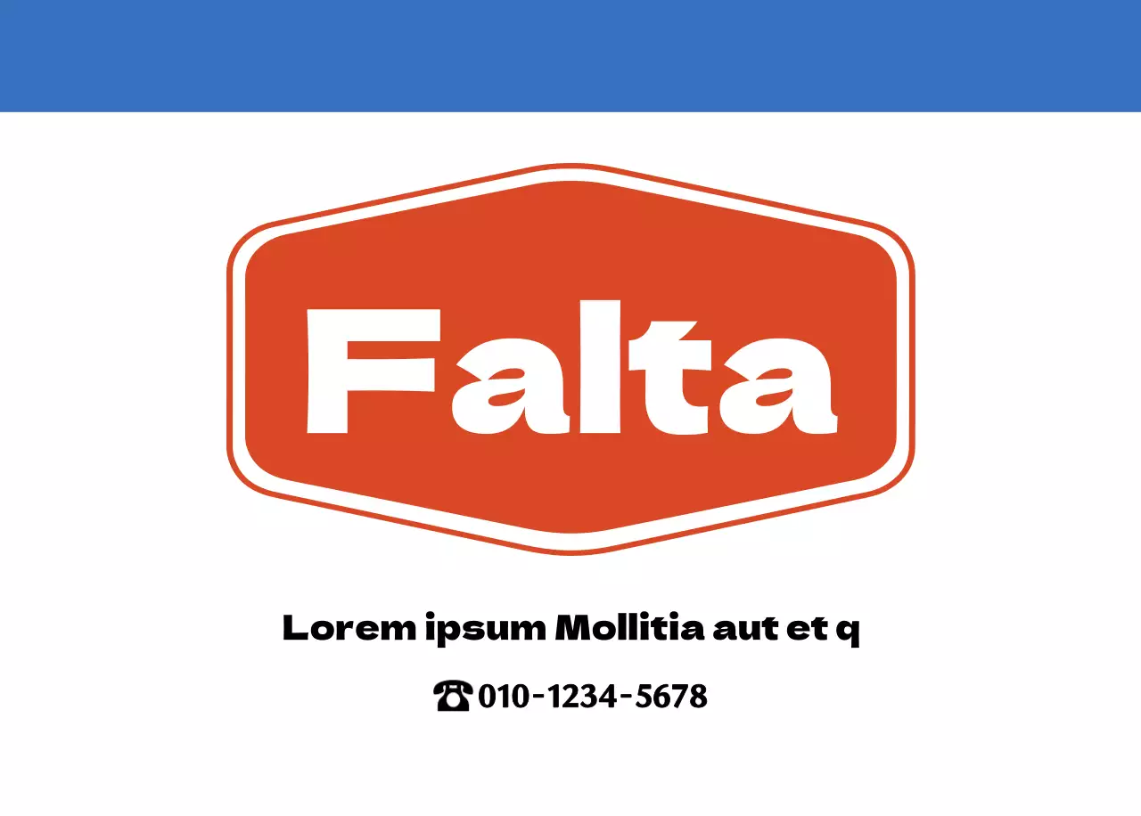 Calendario nostálgico de concepto retro en rojo y azul