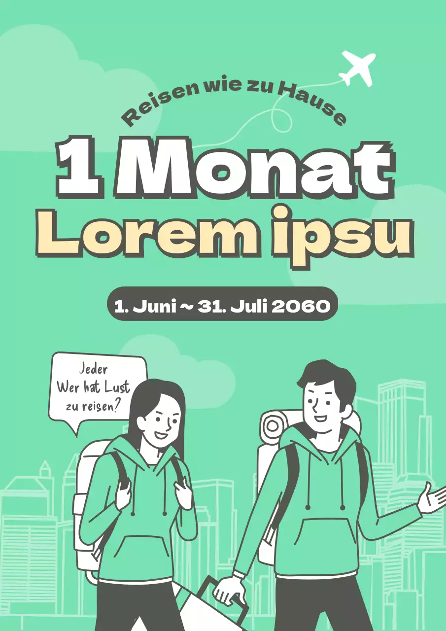 Anwerbung für den Green Travel Club