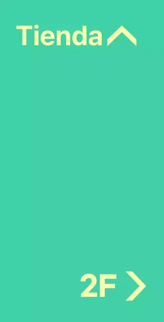 Balsa menta y amarilla con instrucciones de ubicación