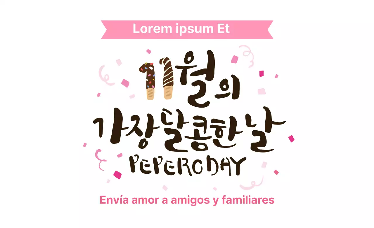 Difunde el amor en noviembre