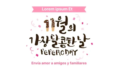 Difunde el amor en noviembre