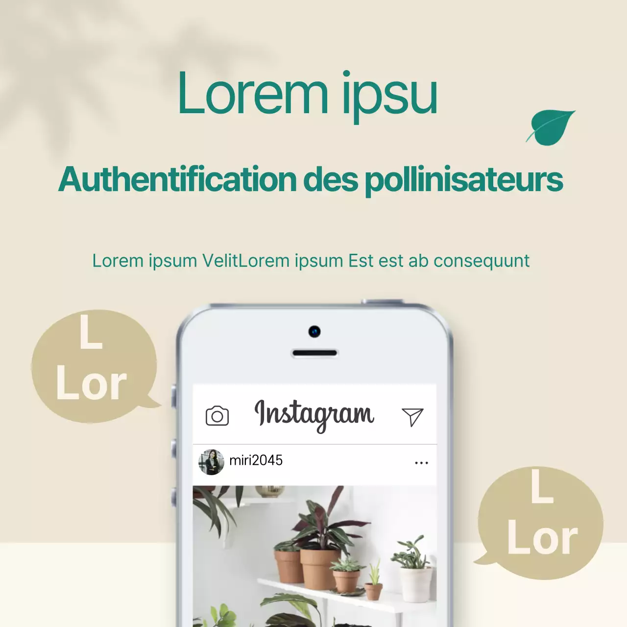 Bannière propre relative à la Journée de l'arbre sur fond beige cadre photo mobile