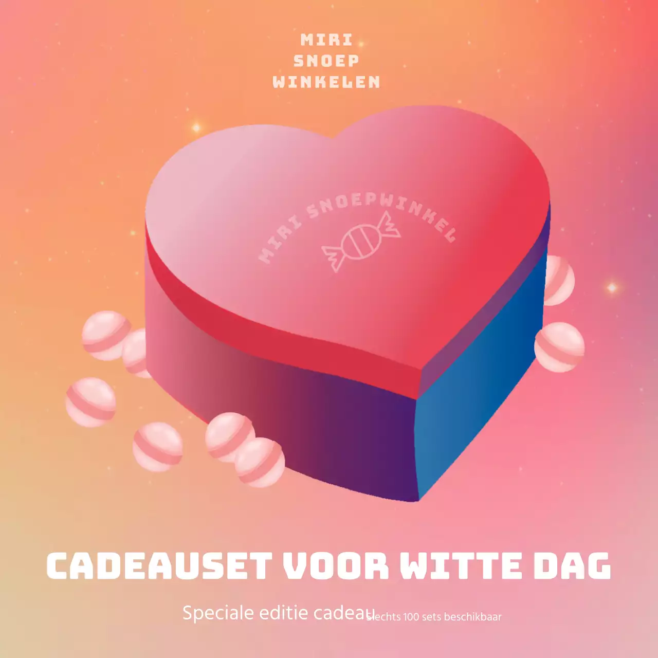 Een regenboog van schattige Witte Dag-evenementen