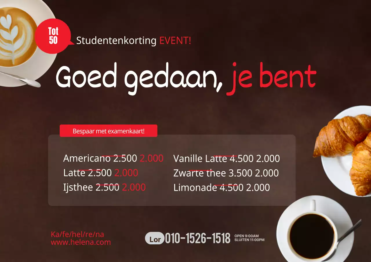 Evenementen met studentenkorting