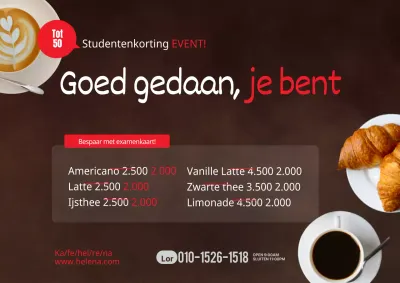 Evenementen met studentenkorting