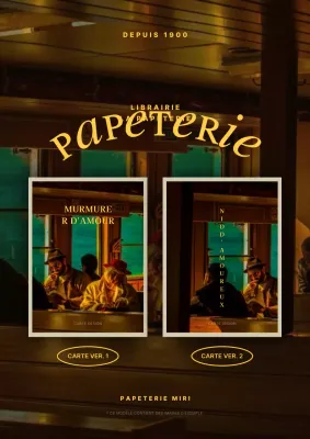 Papeterie brune et jaune guide de conception de la nouvelle carte de marque