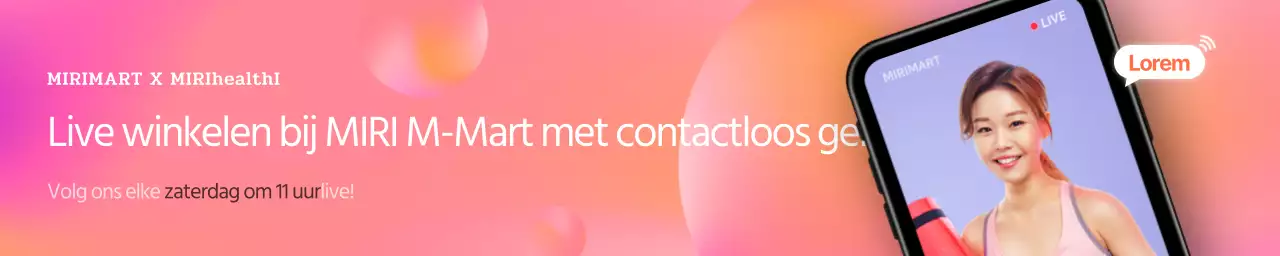 Online live concept levend winkelen in rood kleurverloop