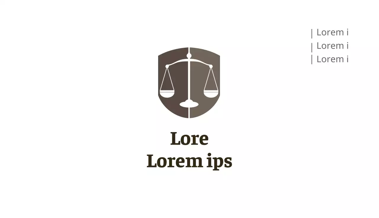 Bruin logo schoon advocatenkantoor