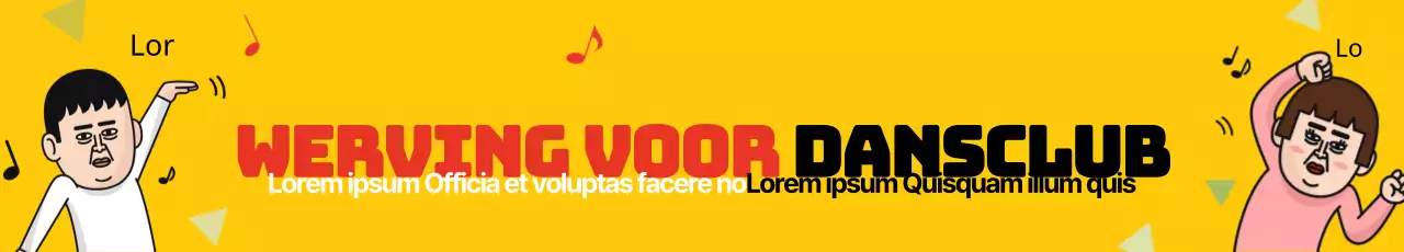 Werving voor een dansclub