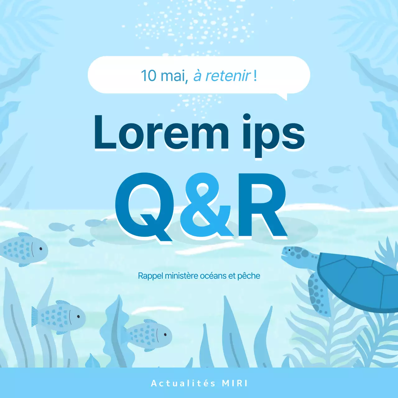 Qu'y a-t-il dans le ciel bleu de la journée de la forêt et des produits de la mer ?