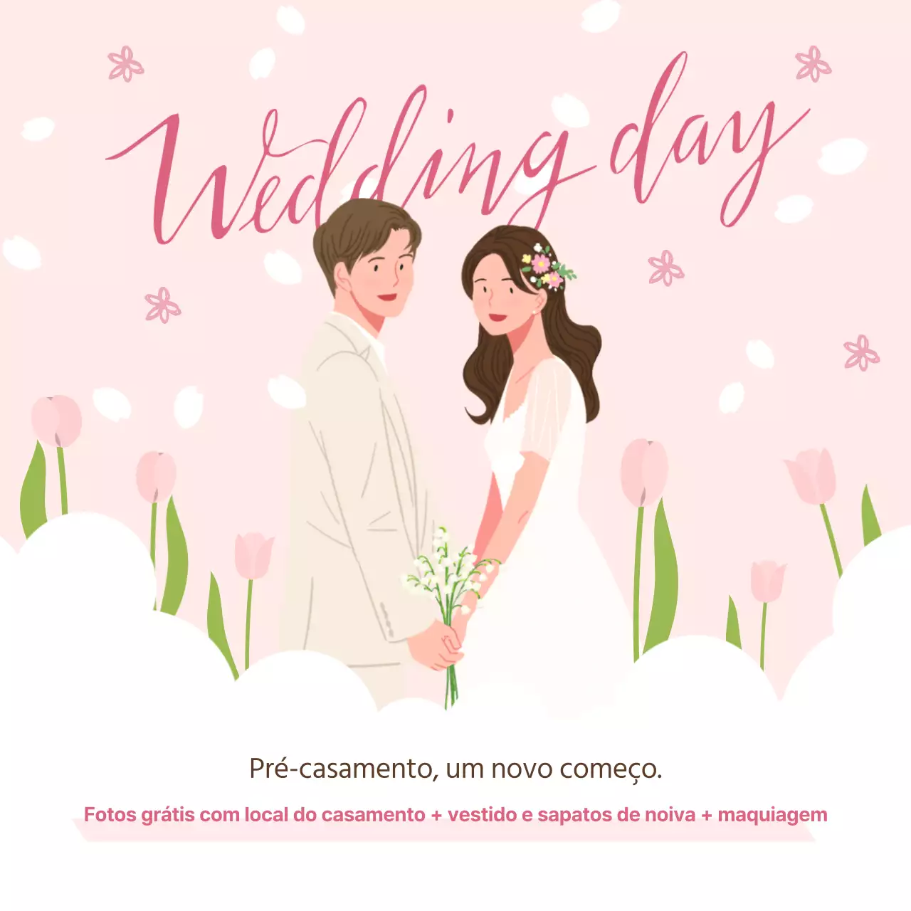 Detalhes do evento do conceito do dia do casamento cor-de-rosa