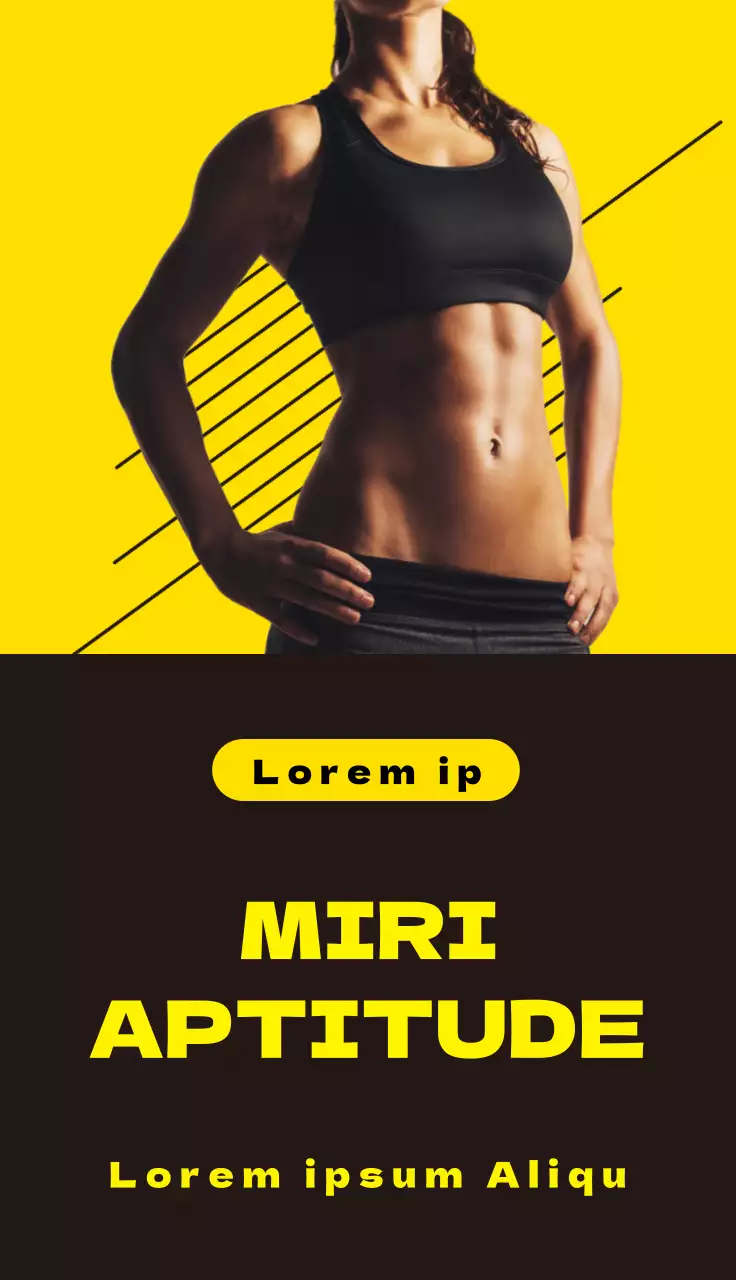 Promouvoir le fitness en jaune