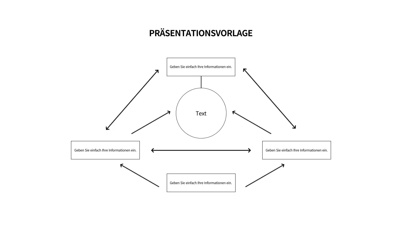 Einfache schwarze Formen