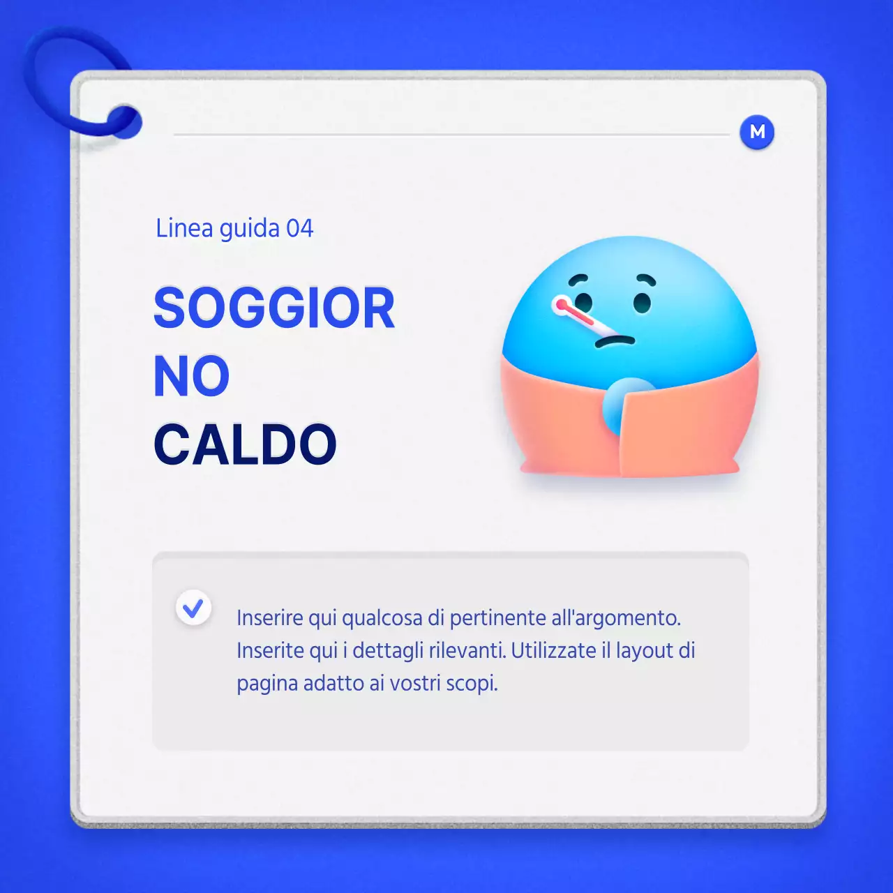 Una guida ordinata per l'assistenza domiciliare con un concetto di cartellino blu.