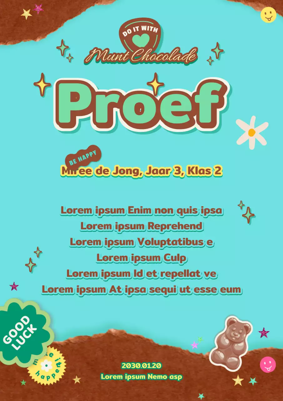 Mintchoco's duistere conceptlijst