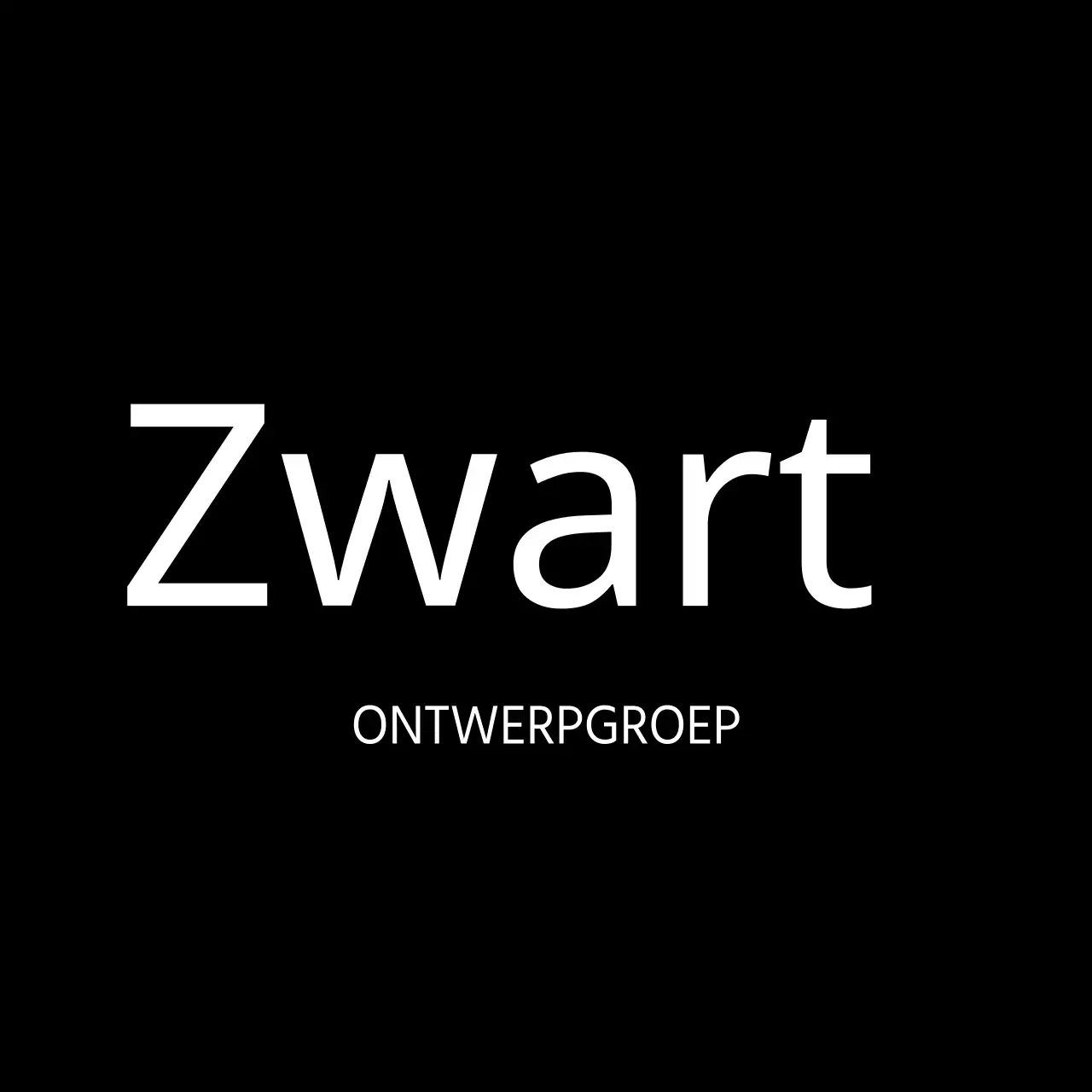 Zwart